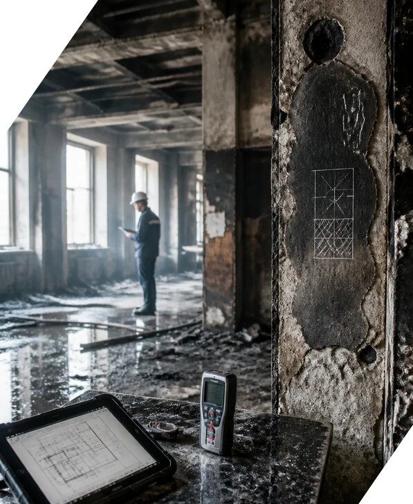 Обследование зданий после пожара в Миассе от 15255 р. | ЭкспертизаРоссия